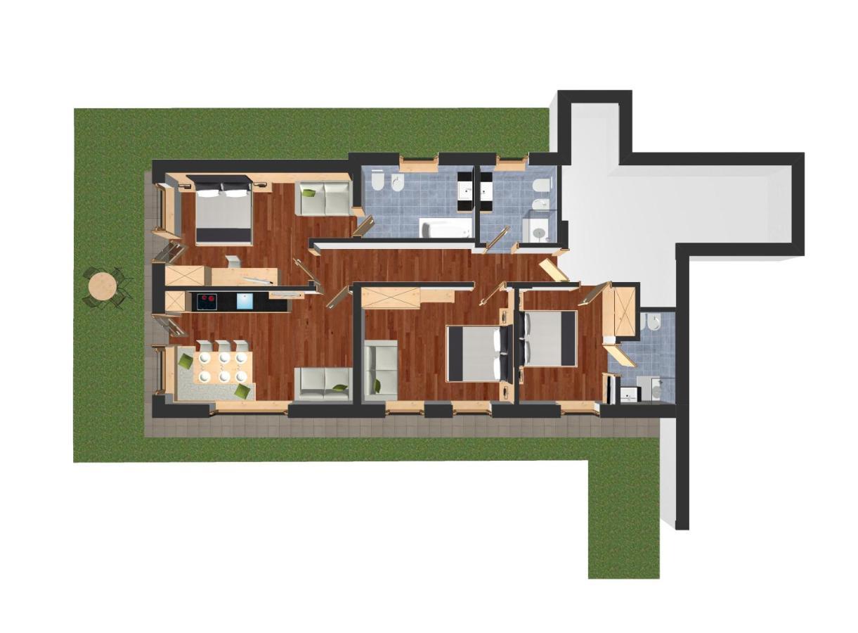 Residence Ravisa Dolomites Sëlva Buitenkant foto